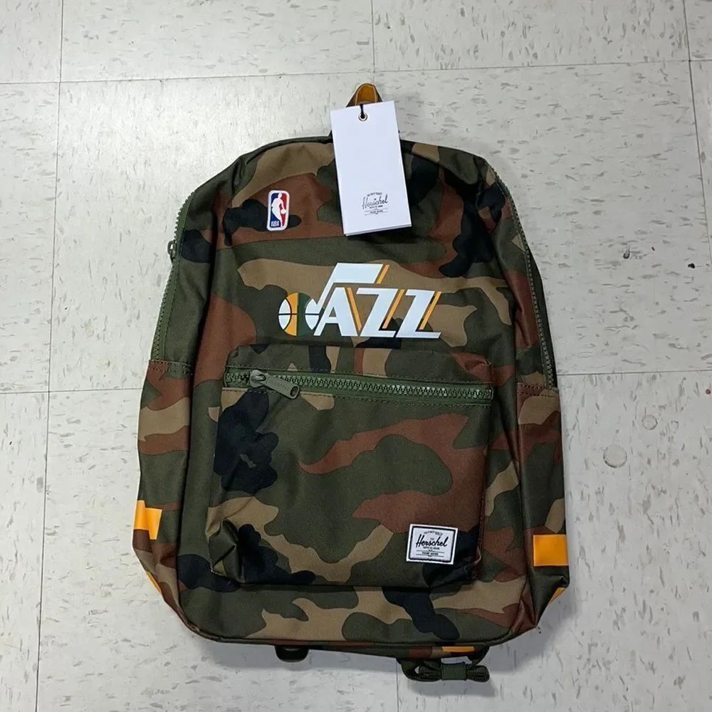 New Utah Jazz 15” Backpack Herschel camouflage camo NBA Logo Officially Licensed